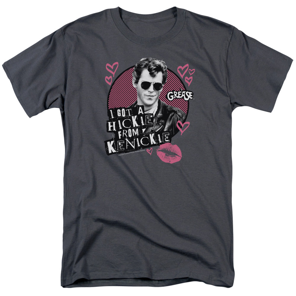 Grease - Kenickie - Short Sleeve Adult 18/1 - Charcoal T-shirt