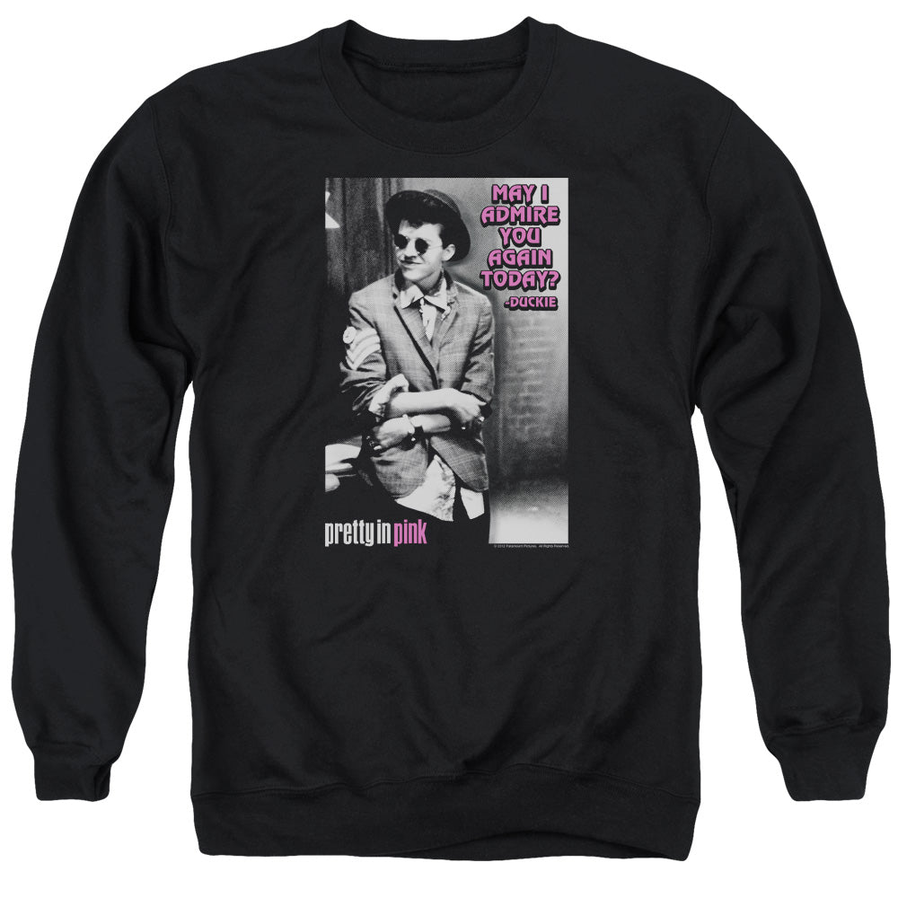 Pretty In Pink - Admire - Adult Crewneck Sweatshirt - Black