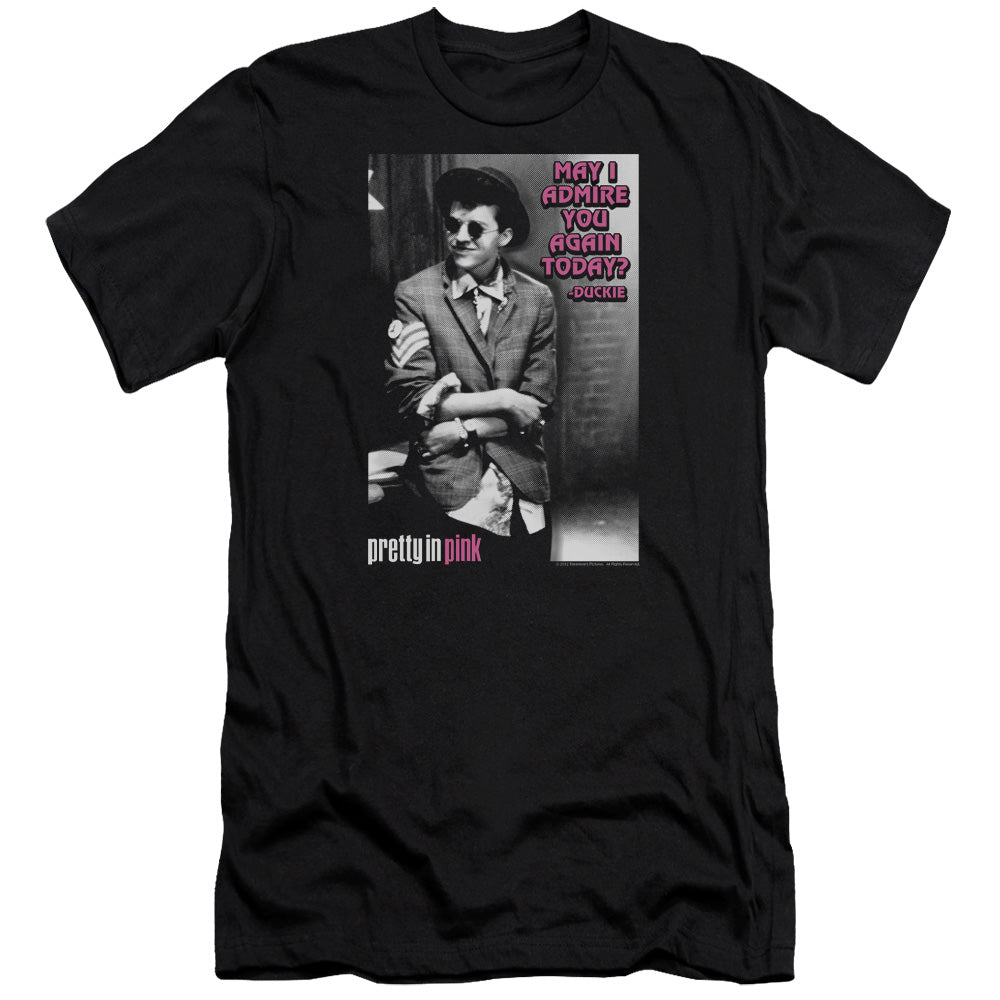 Pretty In Pink - Admire - Short Sleeve Adult 30/1 - Black T-shirt