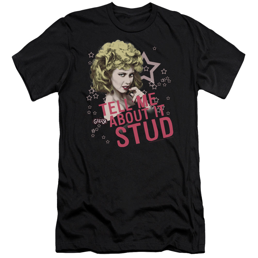 Grease - Tell Me About It Stud - Short Sleeve Adult 30/1 - Black T-shirt