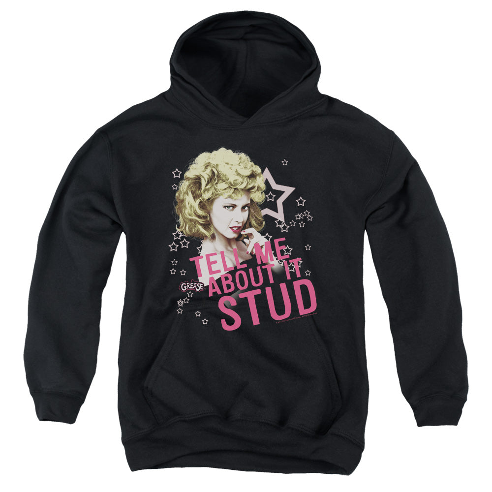 Grease - Tell Me About It Stud - Youth Pull-over Hoodie - Black