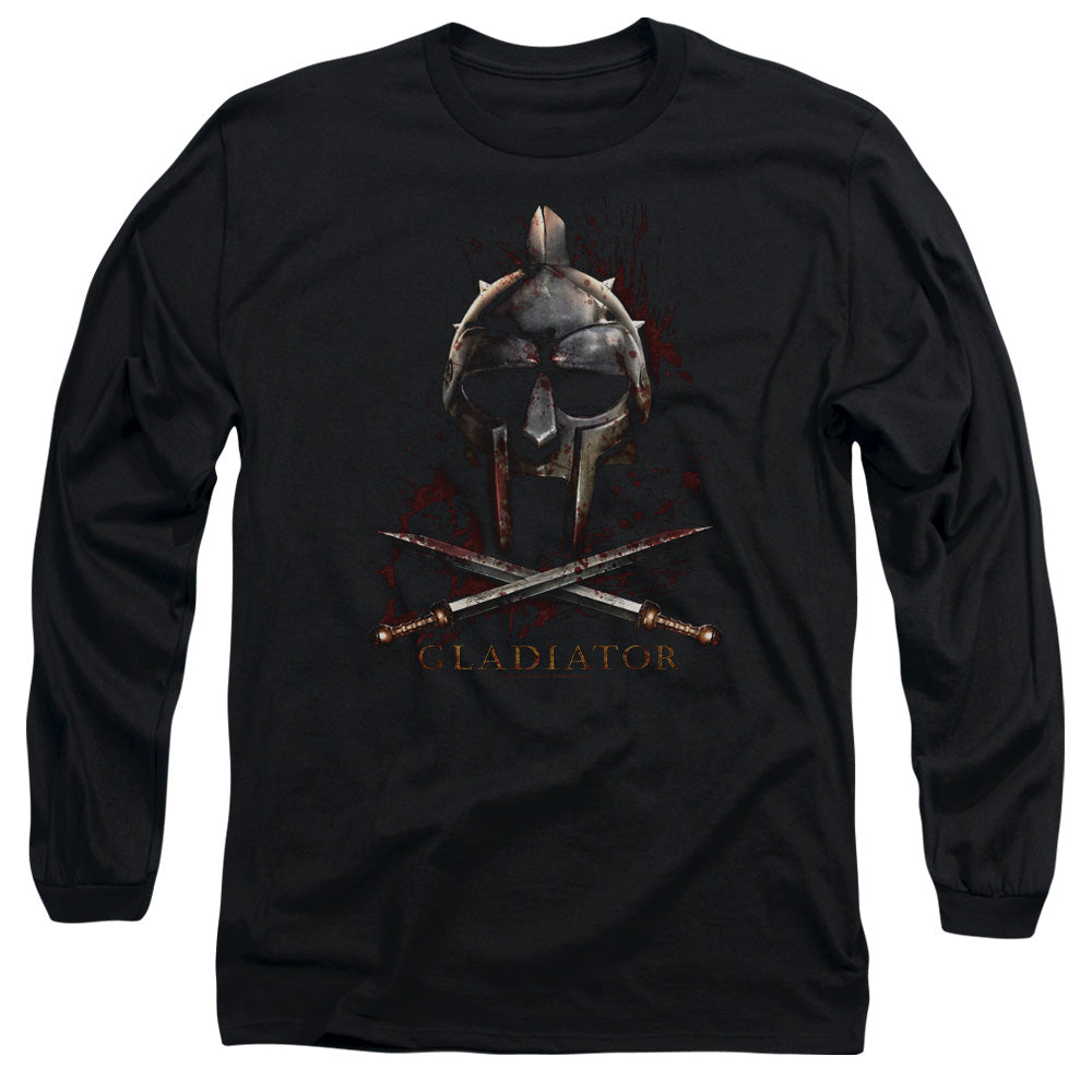 Gladiator - Helmet - Long Sleeve Adult 18/1 - Black T-shirt