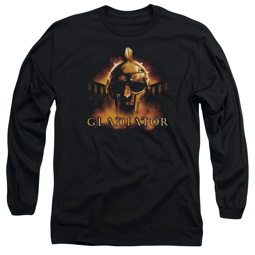 Gladiator - My Name Is - Long Sleeve Adult 18/1 - Black T-shirt