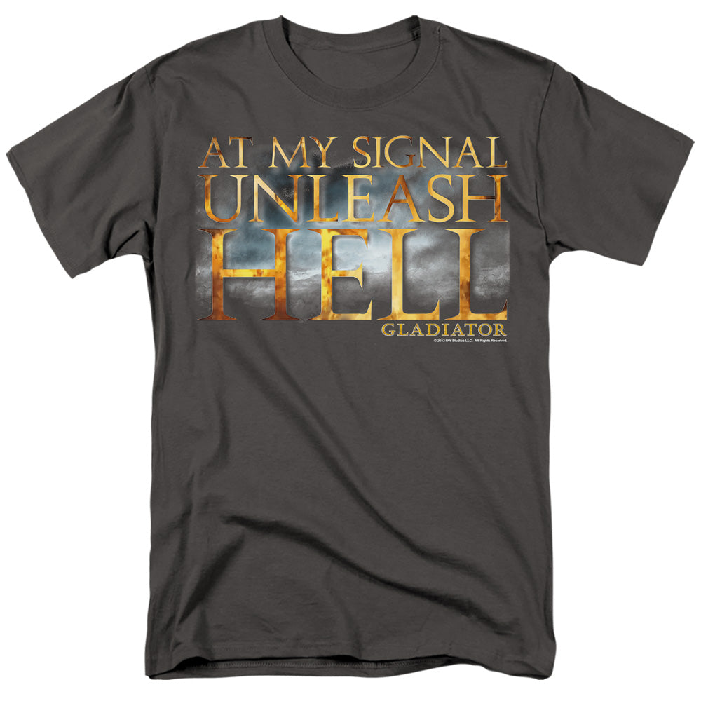 Gladiator - Unleash Hell - Short Sleeve Adult 18/1 - Black T-shirt