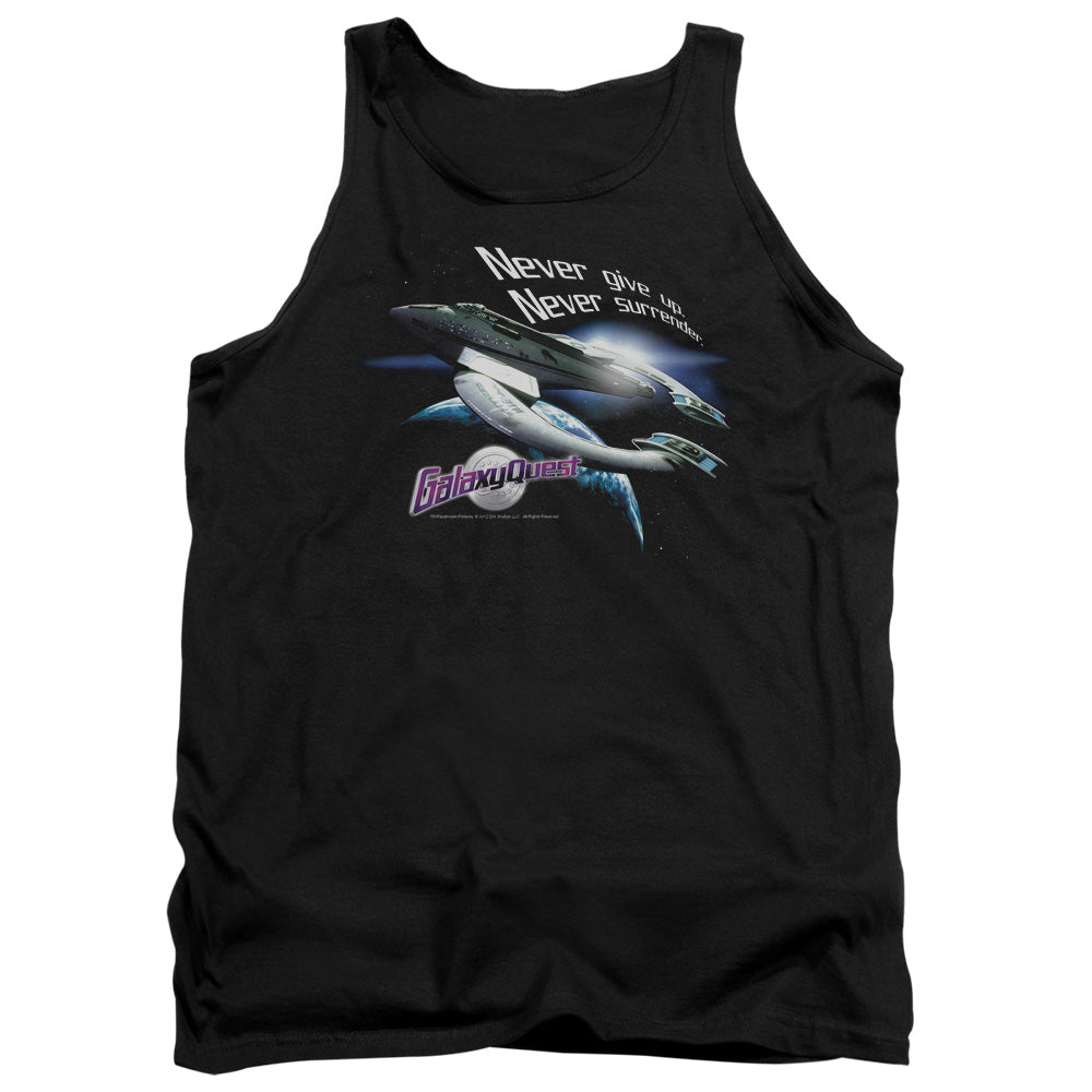 Galaxy Quest - Never Surrender - Adult Tank - Black