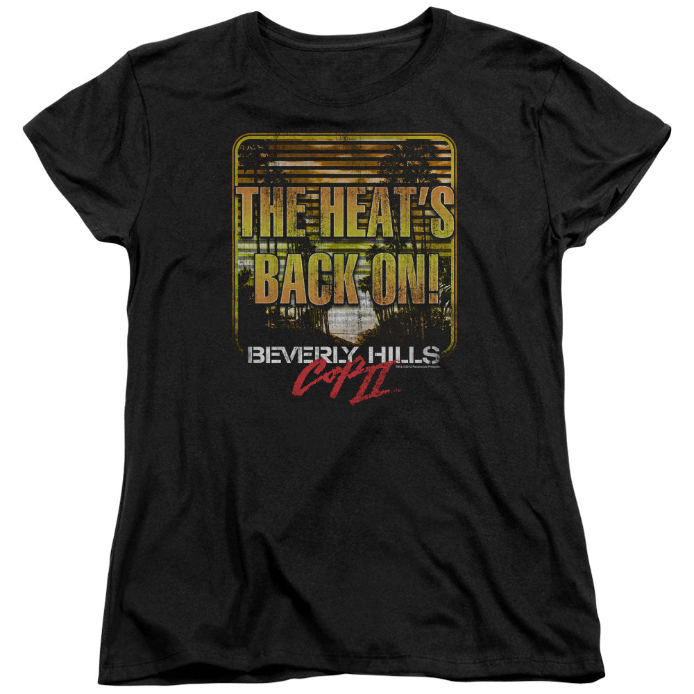 Bhc Ii - The Heats Back On - Short Sleeve Womens Tee - Black T-shirt