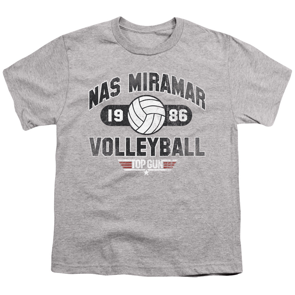 Top Gun - Nas Miramar Volleyball - Short Sleeve Youth 18/1 - Athletic Heather T-shirt