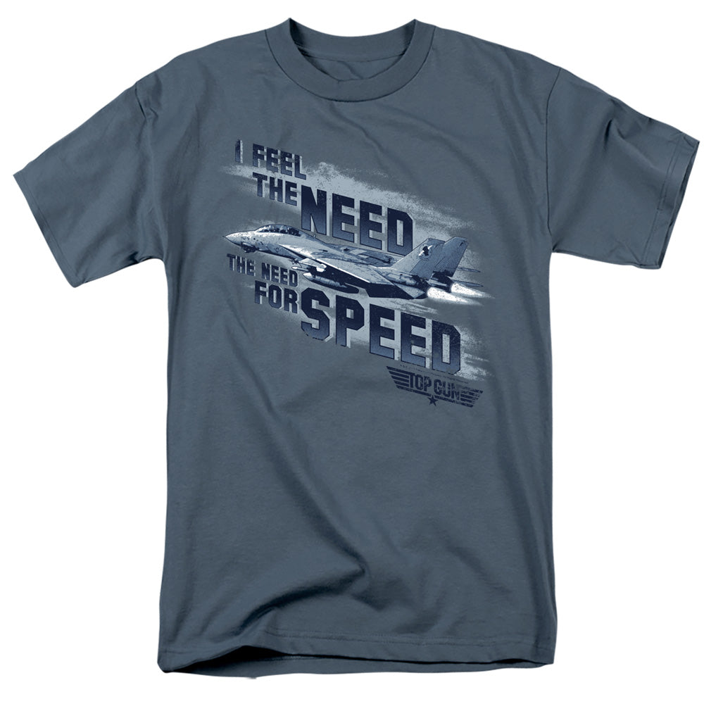 Top Gun - Need For Speed - Short Sleeve Adult 18/1 - Slate T-shirt