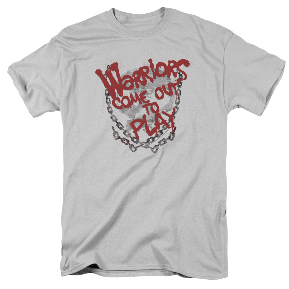 Warriors - Come Out And Play - Short Sleeve Adult 18/1 - Silver T-shirt