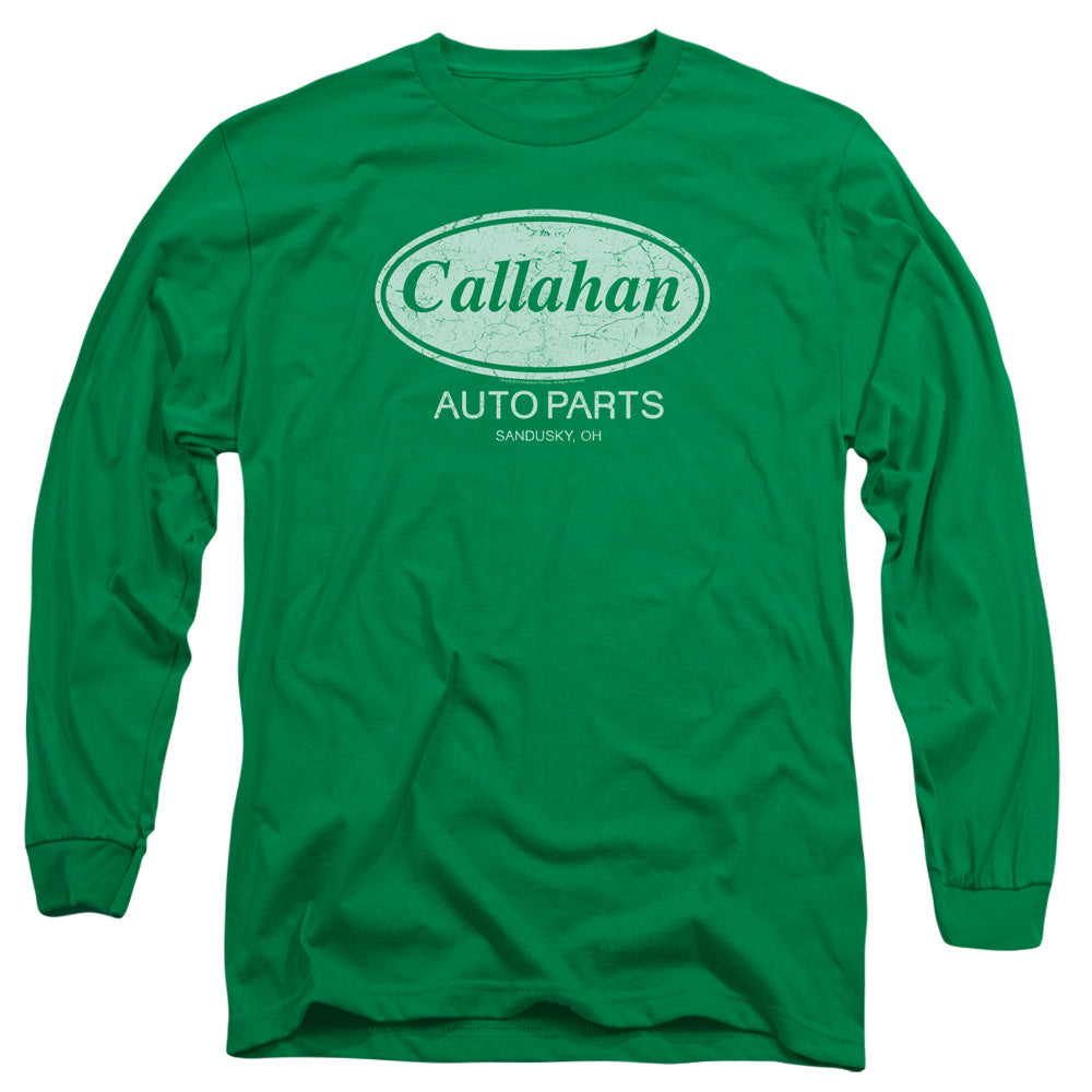 Tommy Boy - Callahan Auto - Long Sleeve Adult 18/1 - Kelly Green T-shirt