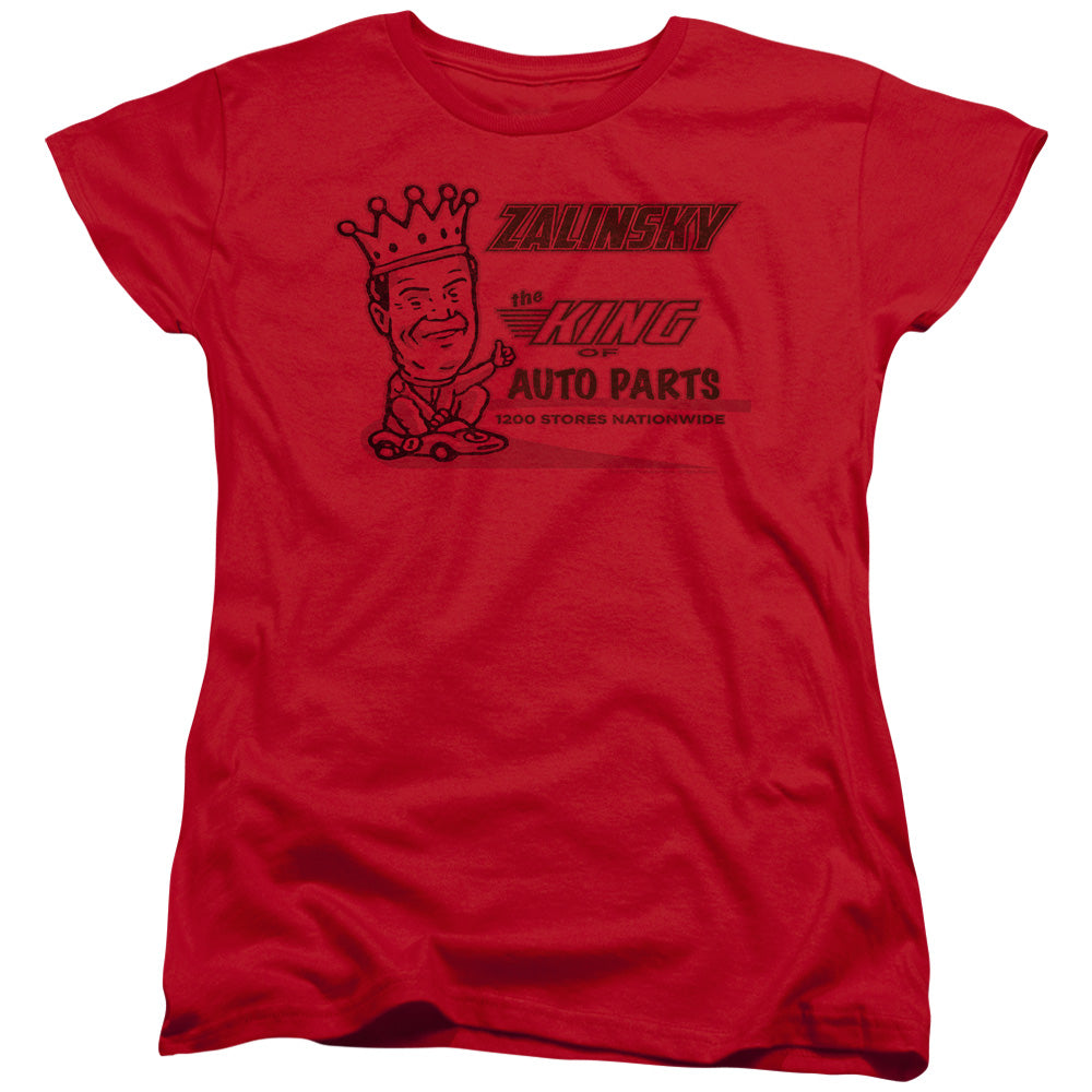 Tommy Boy - Zalinsky Auto - Short Sleeve Womens Tee - Red T-shirt