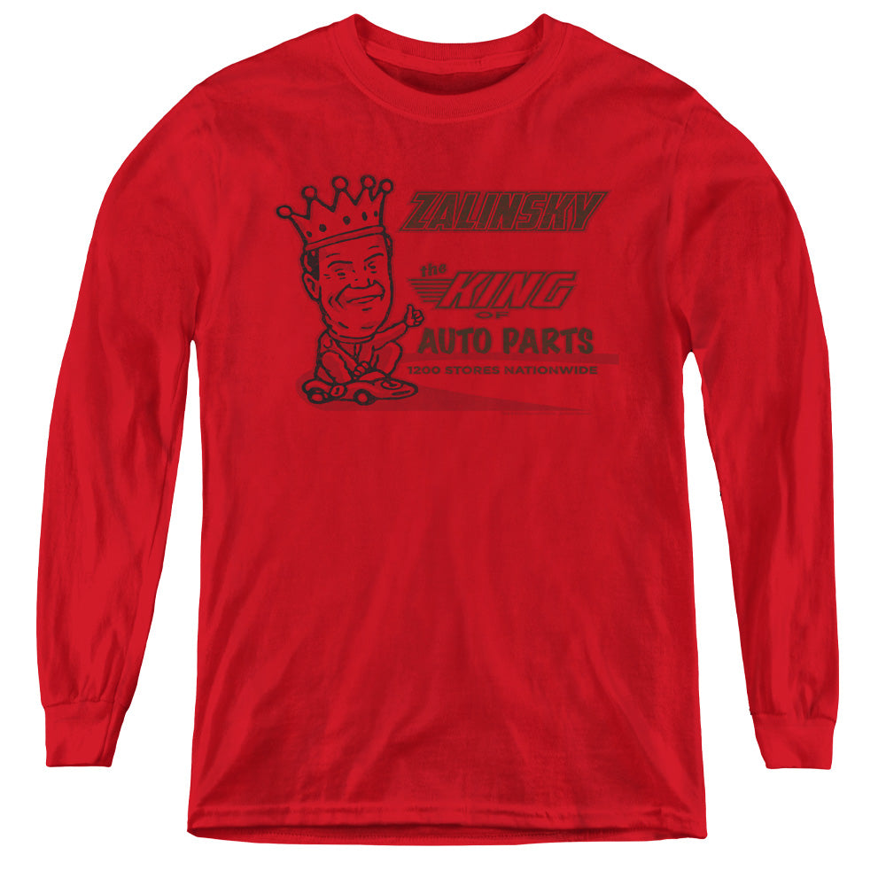 Tommy Boy - Zalinsky Auto - Youth Long Sleeve Tee - Red