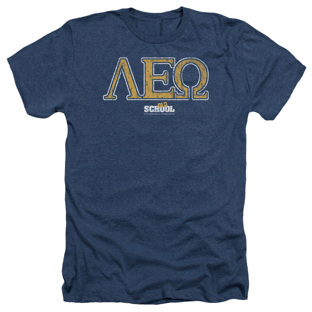 Old School - Leo - Adult Heather - Navy