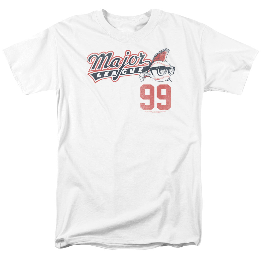 Major League - 99 - Short Sleeve Adult 18/1 - White T-shirt