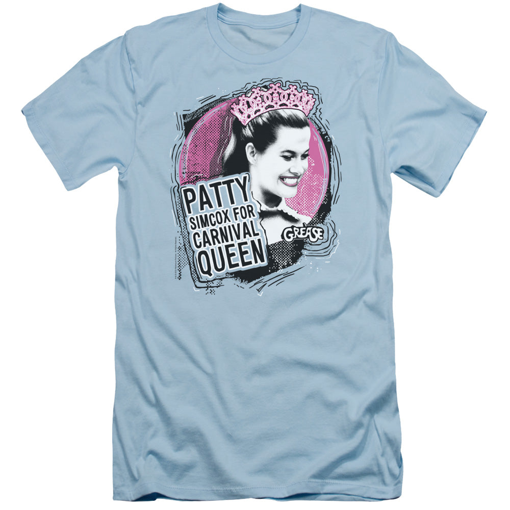 Grease - Carnival Queen - Short Sleeve Adult 30/1 - Light Blue T-shirt