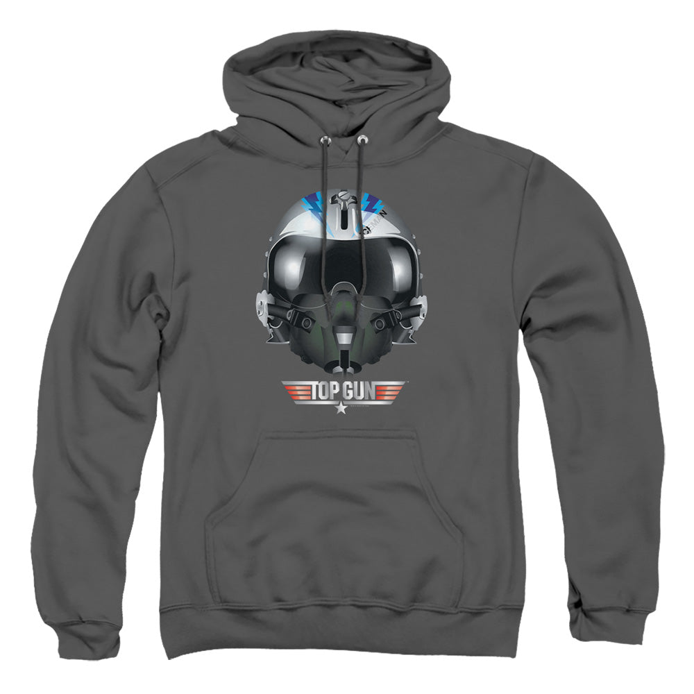 Top Gun - Iceman Helmet - Adult Pull-over Hoodie - Charcoal