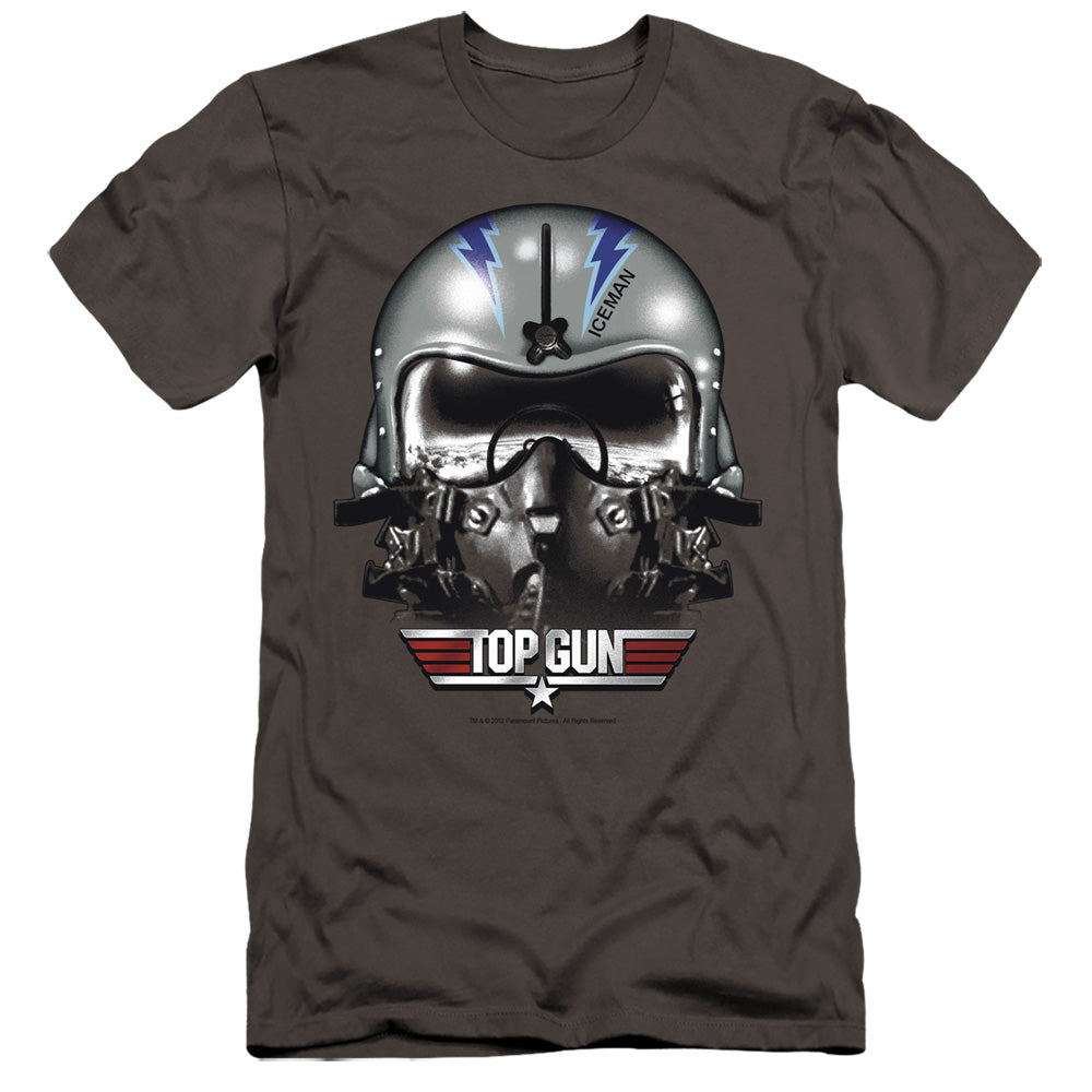 Top Gun - Iceman Helmet-premuim Canvas Adult Slim Fit 30/1 - Charcoal