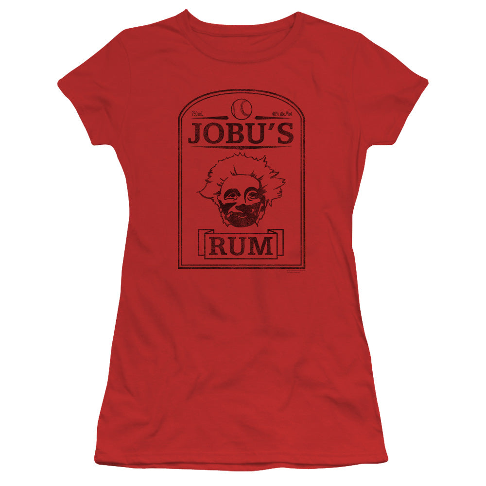 Major League - Jobus Rum - Short Sleeve Junior Sheer - Red T-shirt