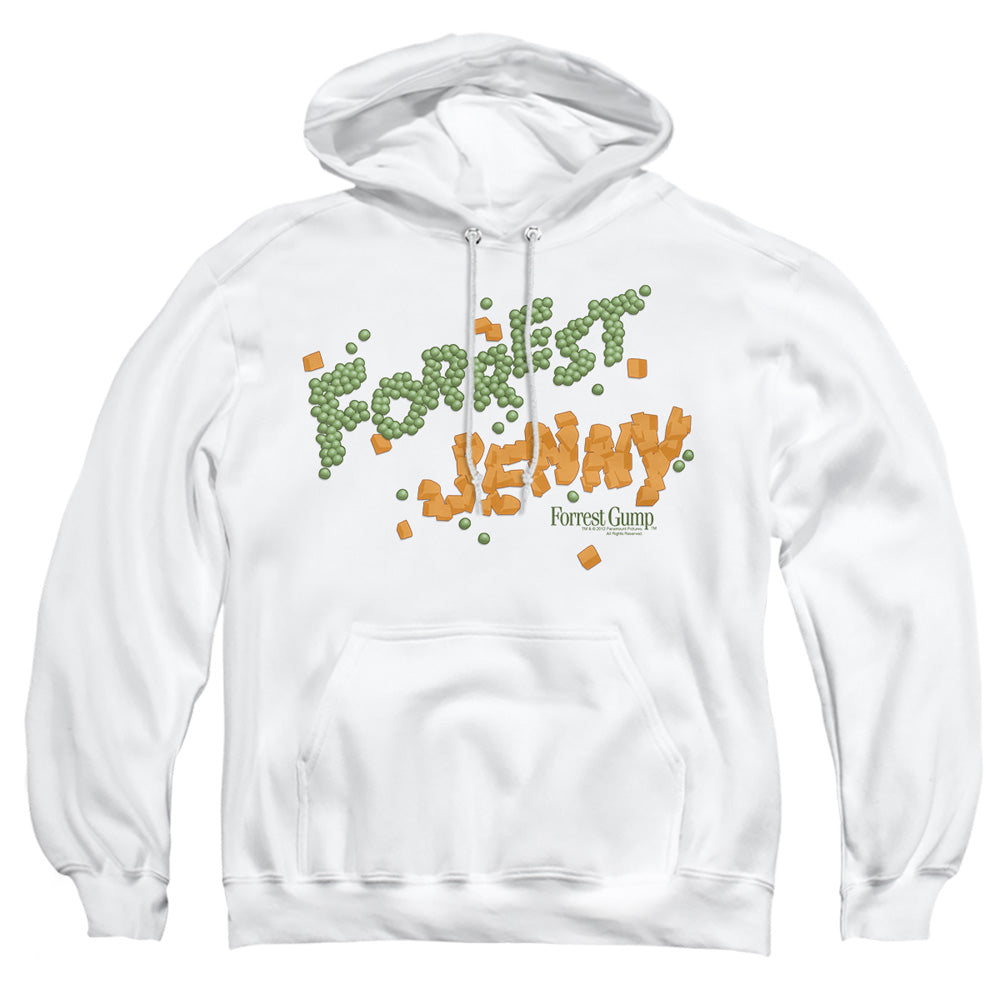 Forrest Gump - Peas And Carrots - Adult Pull-over Hoodie - White