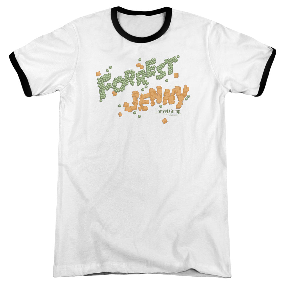 Forrest Gump - Peas And Carrots - Adult Ringer - White/black