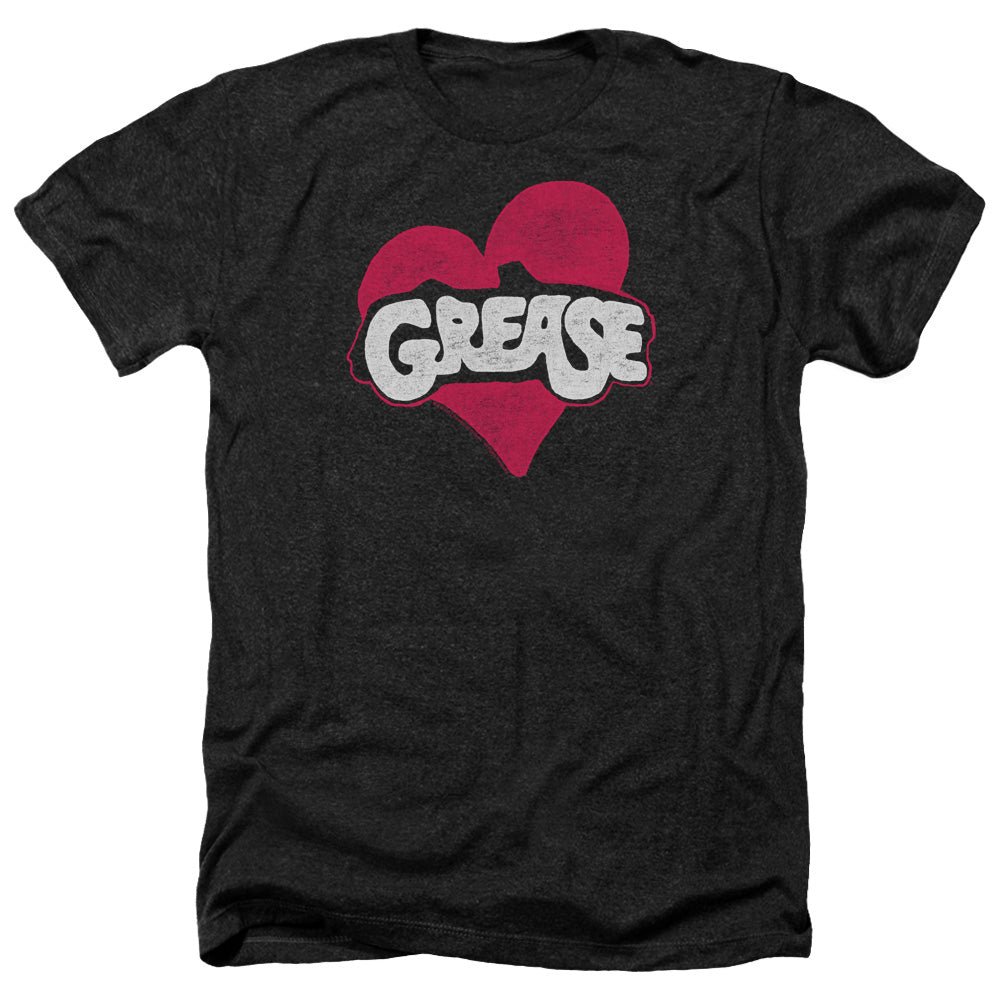 Grease - Heart - Adult Heather-black