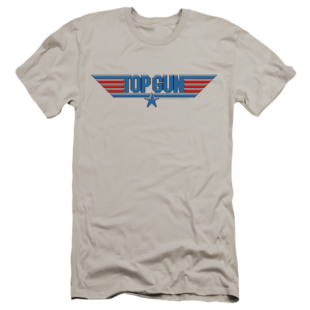 Top Gun 8 Bit Logo-premuim Canvas Adult Slim