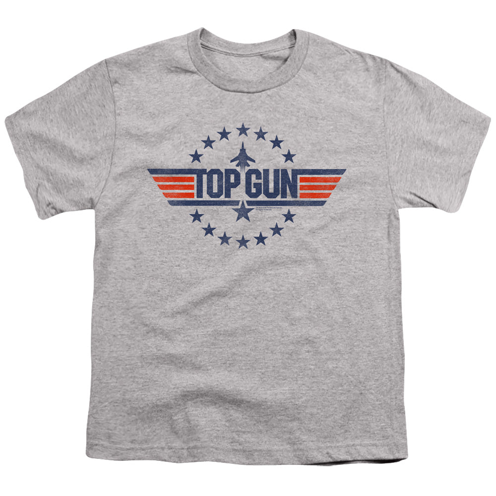 Top Gun - Star Logo - Short Sleeve Youth 18/1 - Athletic Heather T-shirt