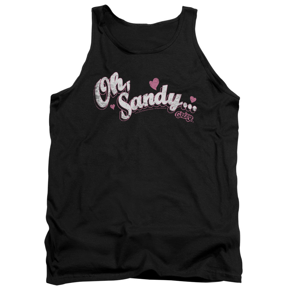 Grease - Oh Sandy - Adult Tank - Black