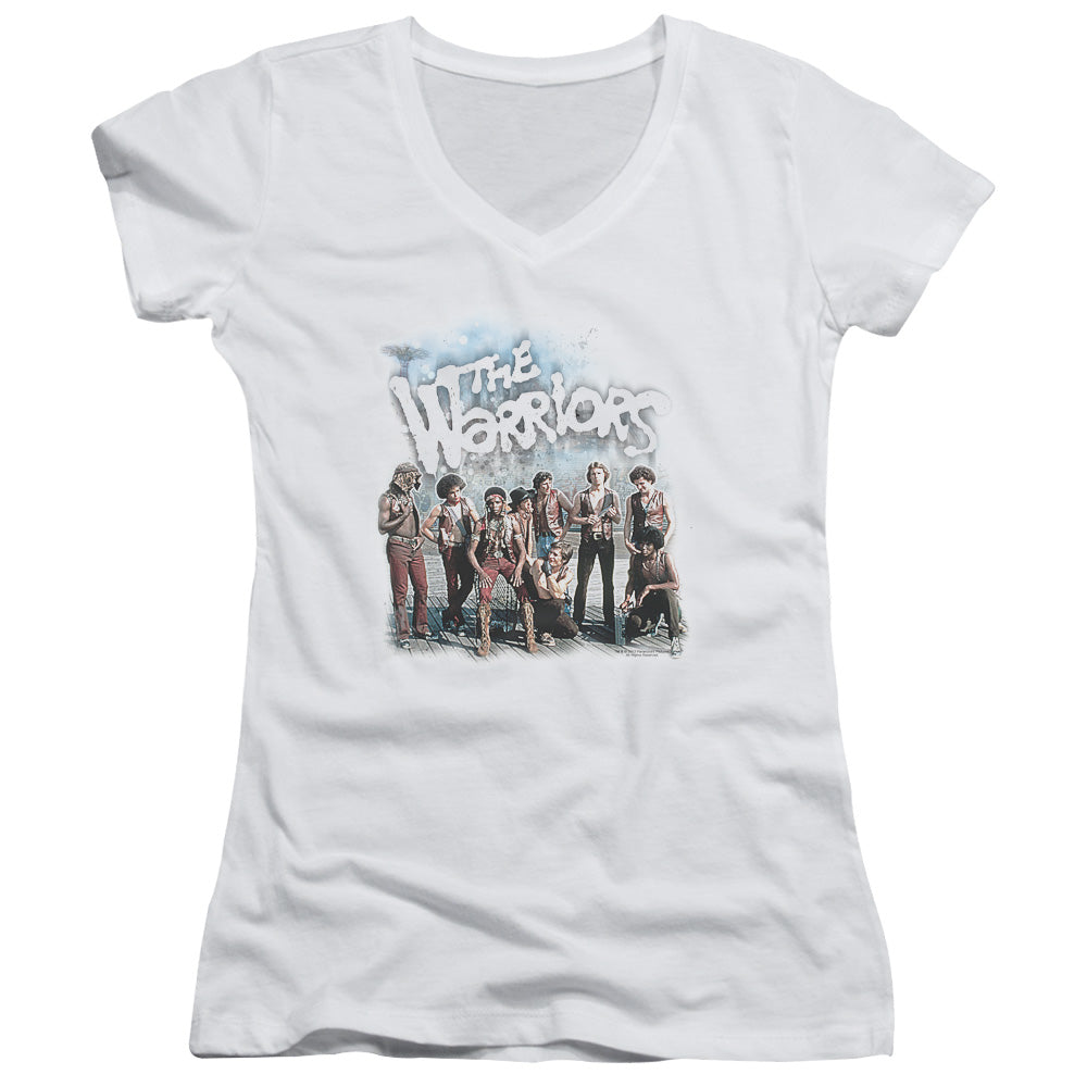 Warriors - Amusement - Junior V-neck - White