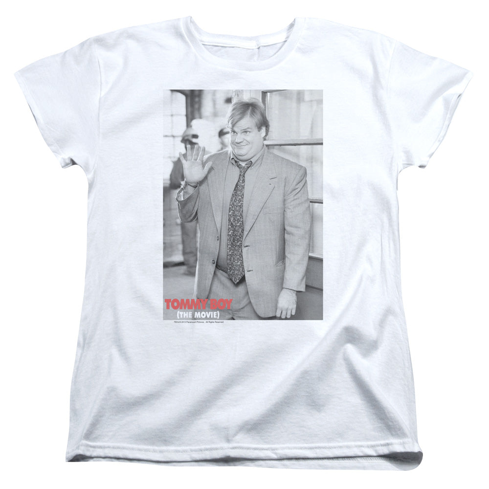 Tommy Boy - Square - Short Sleeve Womens Tee - White T-shirt