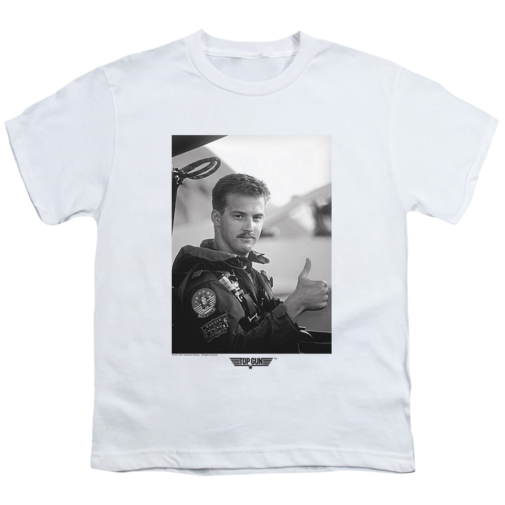 Top Gun - My Wingman - Short Sleeve Youth 18/1 - White T-shirt