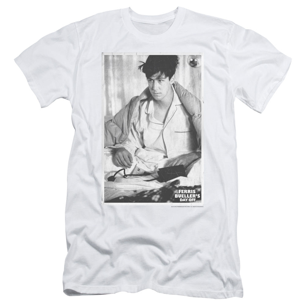 Ferris Bueller - Cameron - Short Sleeve Adult 30/1 - White T-shirt