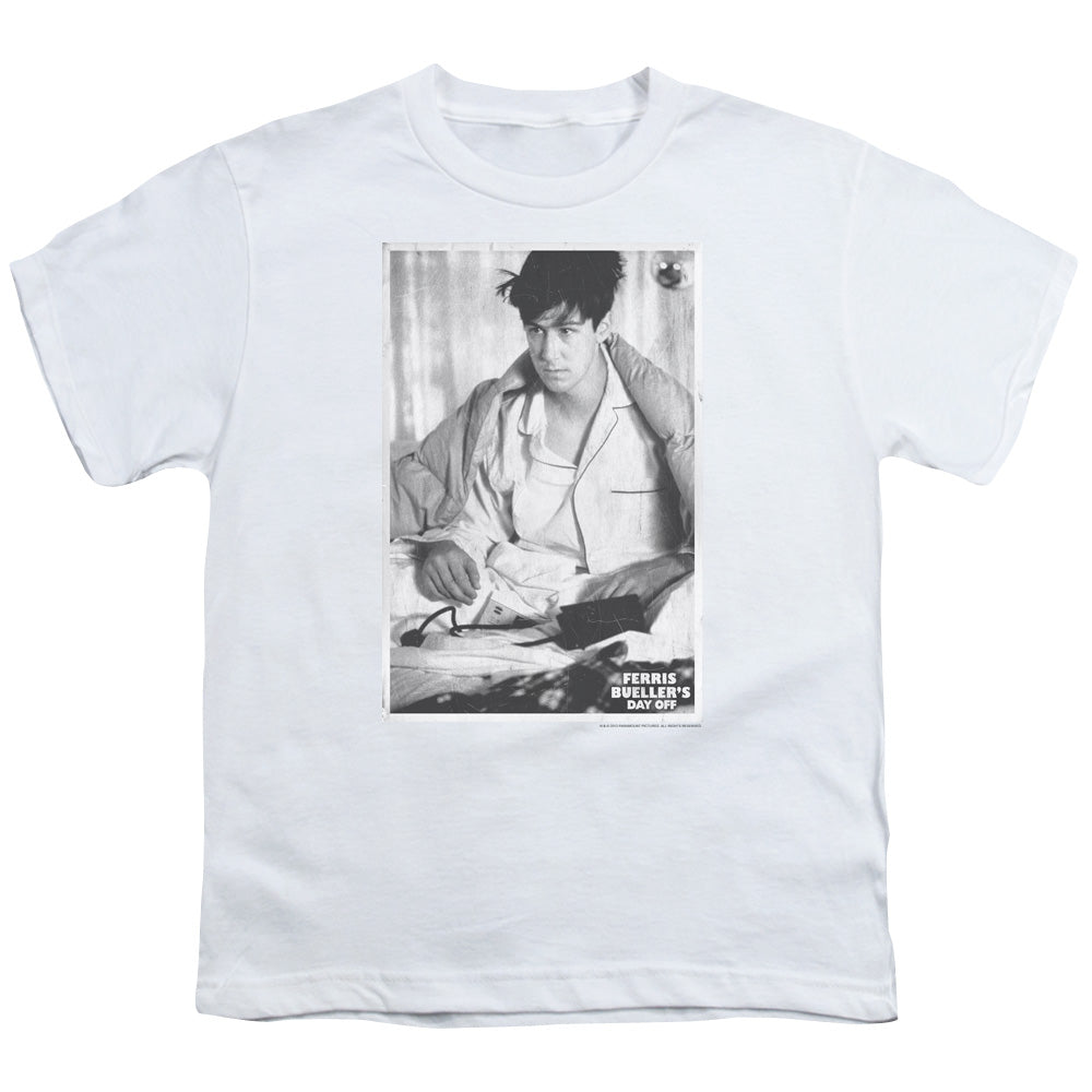 Ferris Bueller - Cameron - Short Sleeve Youth 18/1 - White T-shirt