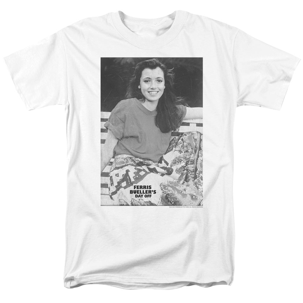 Ferris Bueller - Sloane - Short Sleeve Adult 18/1 - White T-shirt