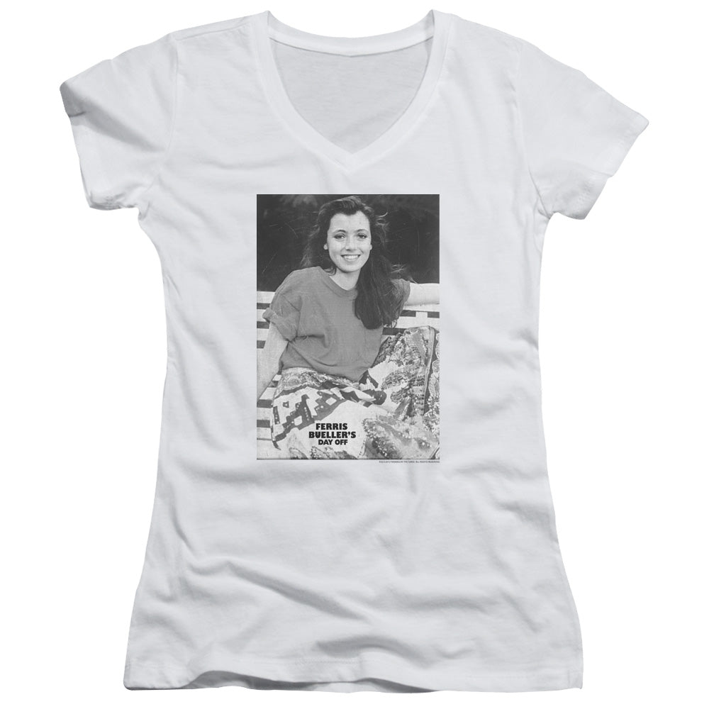 Ferris Bueller - Sloane - Junior V-neck - White
