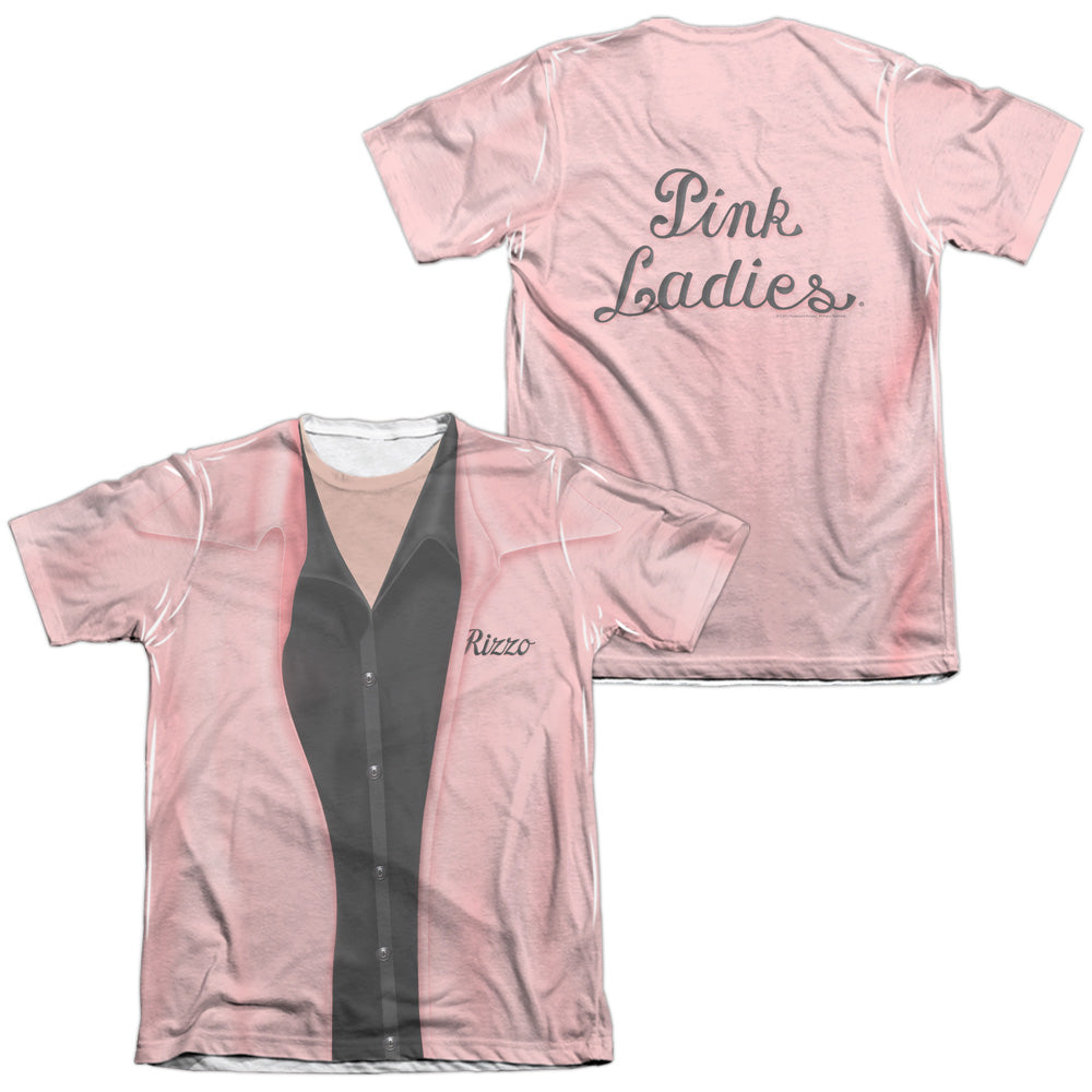 Grease - Rizzo Pink Laides (Front/back Print) - Adult 65/35 Poly/cotton Short Sleeve Tee - White T-shirt
