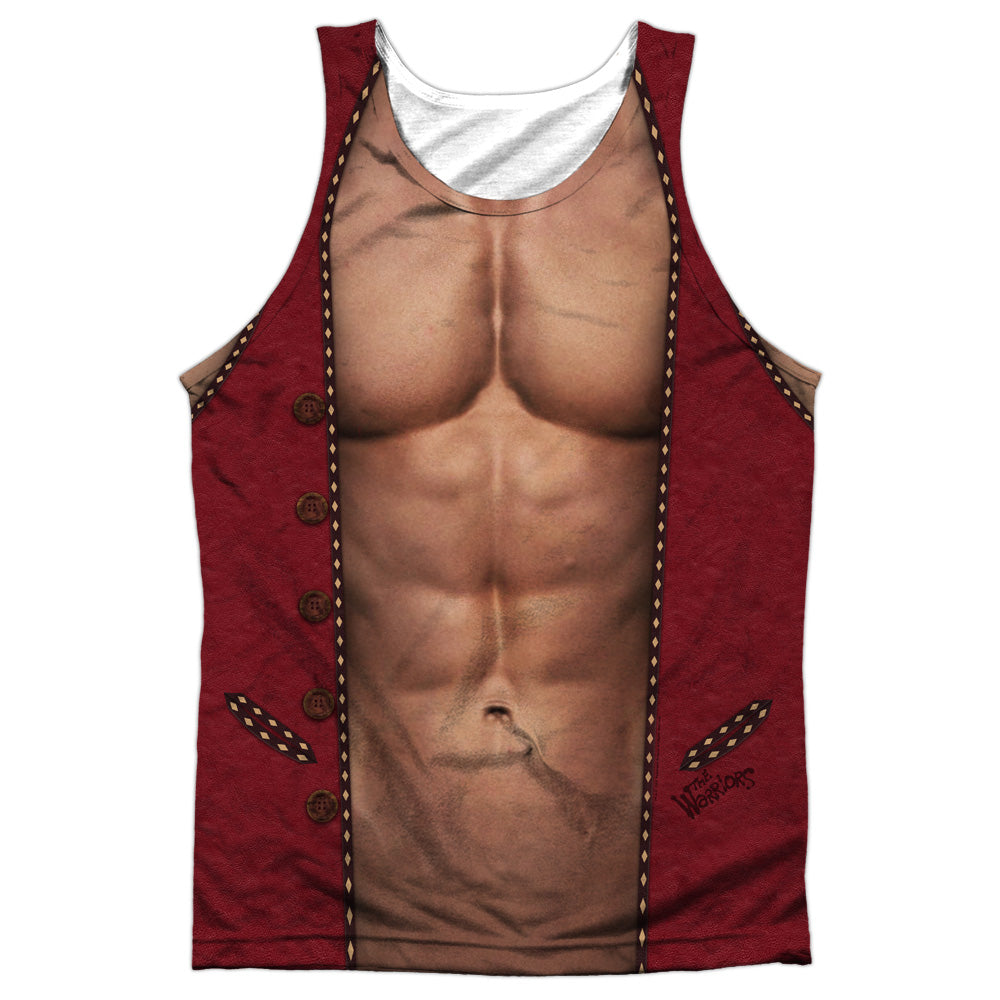 Warriors - Vest - Adult 100% Poly Tank Top - White