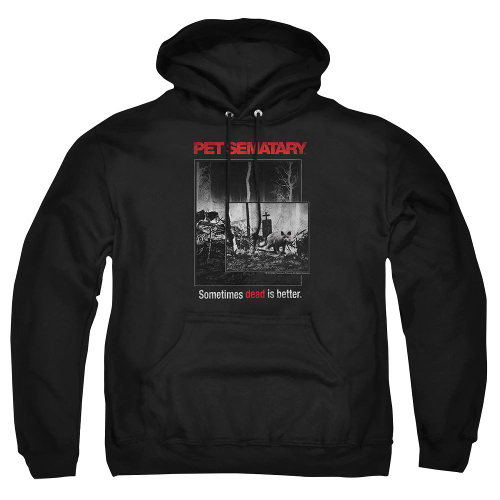 Pet Sematary - Cat Poster - Adult Pull-over Hoodie - Black