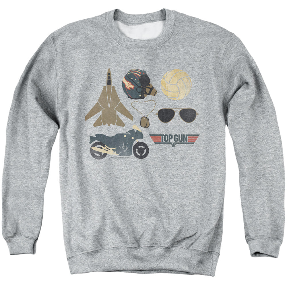 Top Gun - Items - Adult Crewneck Sweatshirt - Athletic Heather