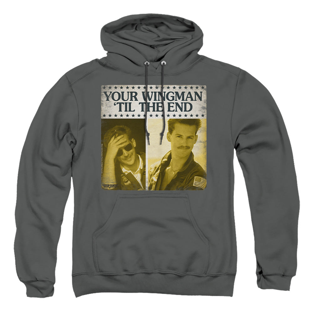 Top Gun - Til The End - Adult Pull-over Hoodie - Charcoal