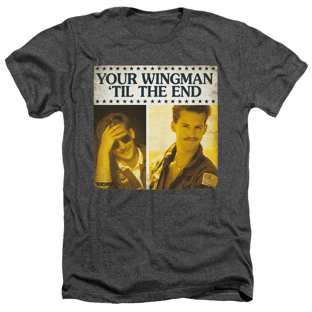 Top Gun - Til The End - Adult Heather - Charcoal