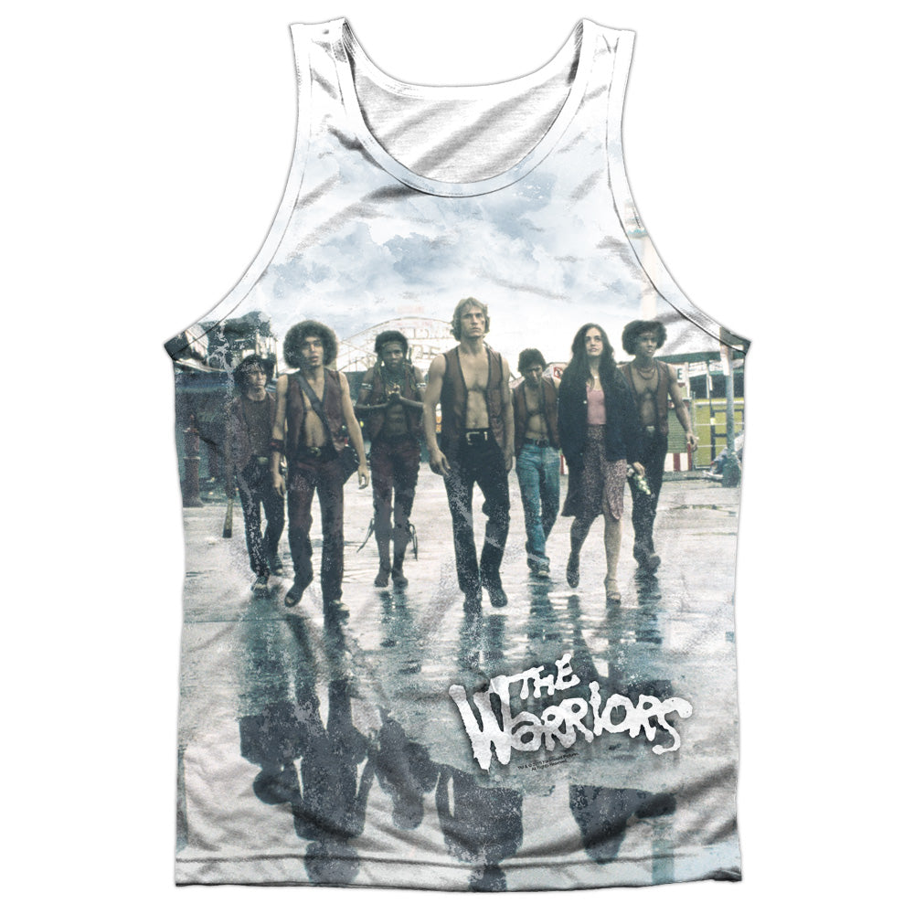 Warriorshort Sleevetrolling - Adult 100% Poly Tank Top - White T-shirt