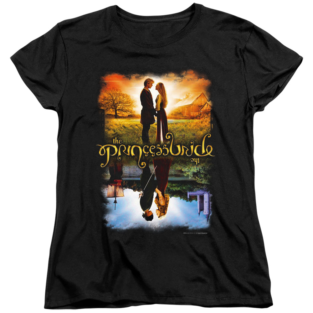 Princess Bride - Poster - Short Sleeve Womens Tee - Black T-shirt