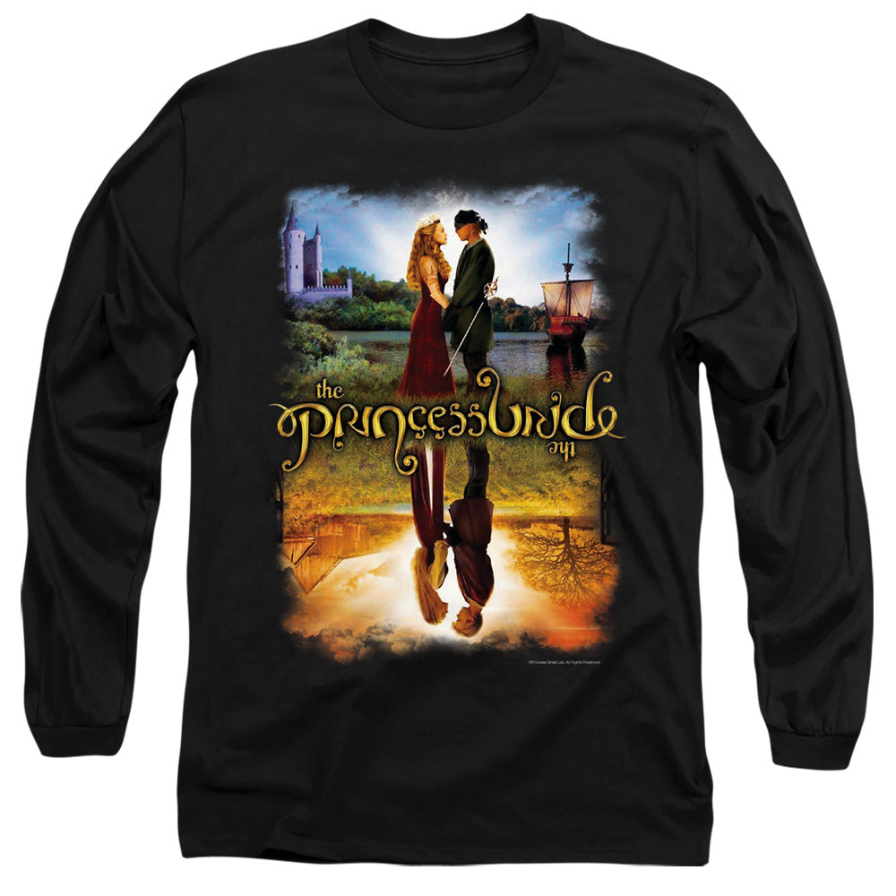 Princess Bride - Poster Reflection - Long Sleeve Adult 18/1 - Black T-shirt