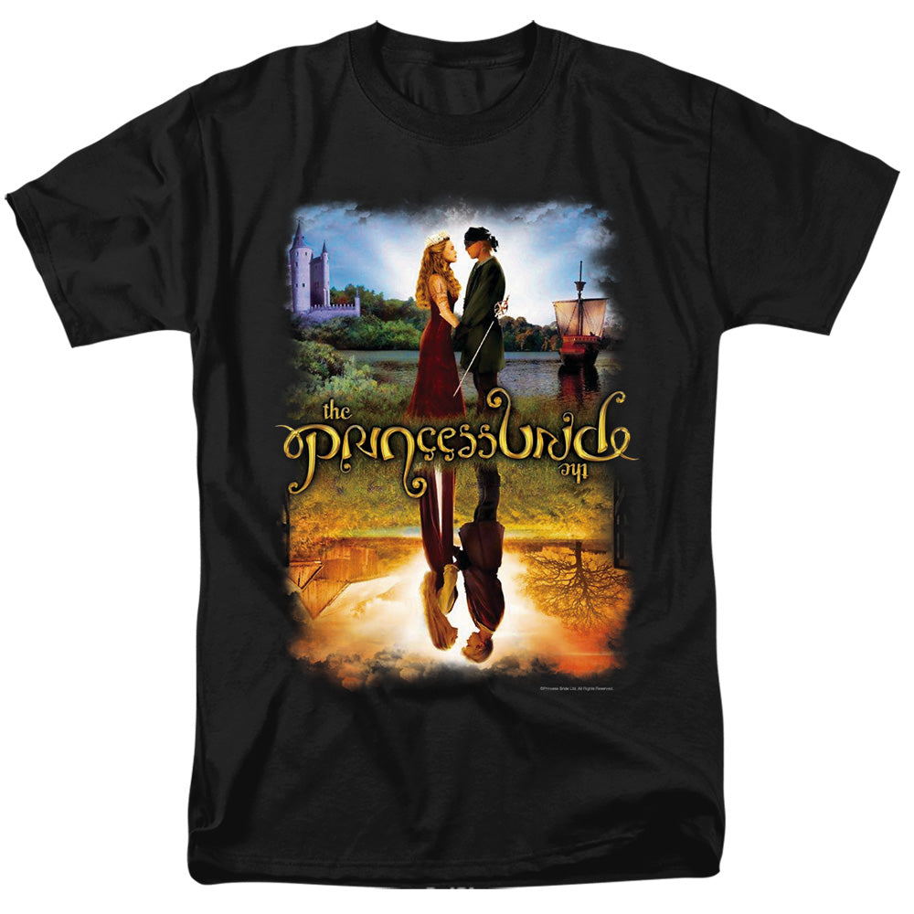 Princess Bride - Poster Reflection - Short Sleeve Adult 18/1 - Black T-shirt