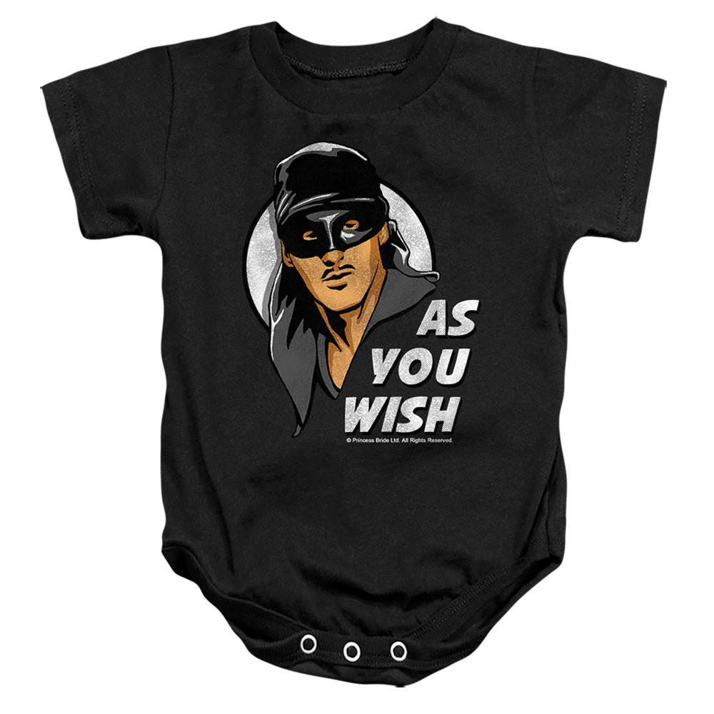 Princess Bride - As You Wish-infant Snapsuit - Black