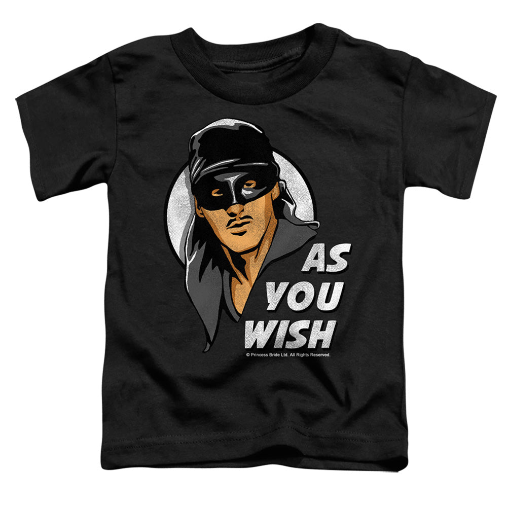 Princess Bride - As You Wish - Short Sleeve Toddler Tee - Black T-shirt