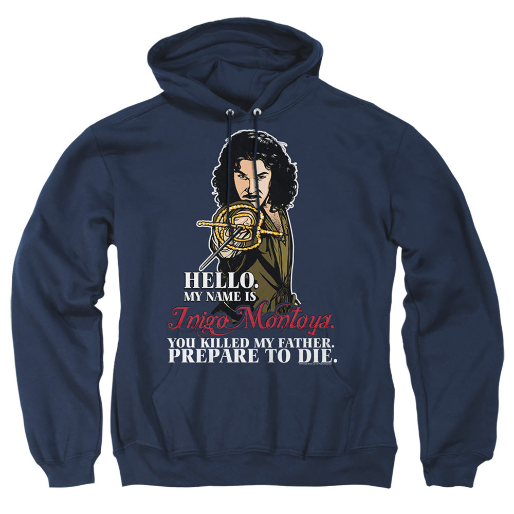 Princess Bride - Hello - Adult Pull-over Hoodie - Navy