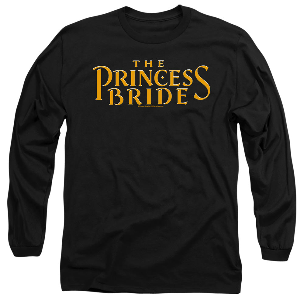 Princess Bride - Logo - Long Sleeve Adult 18/1 - Black T-shirt