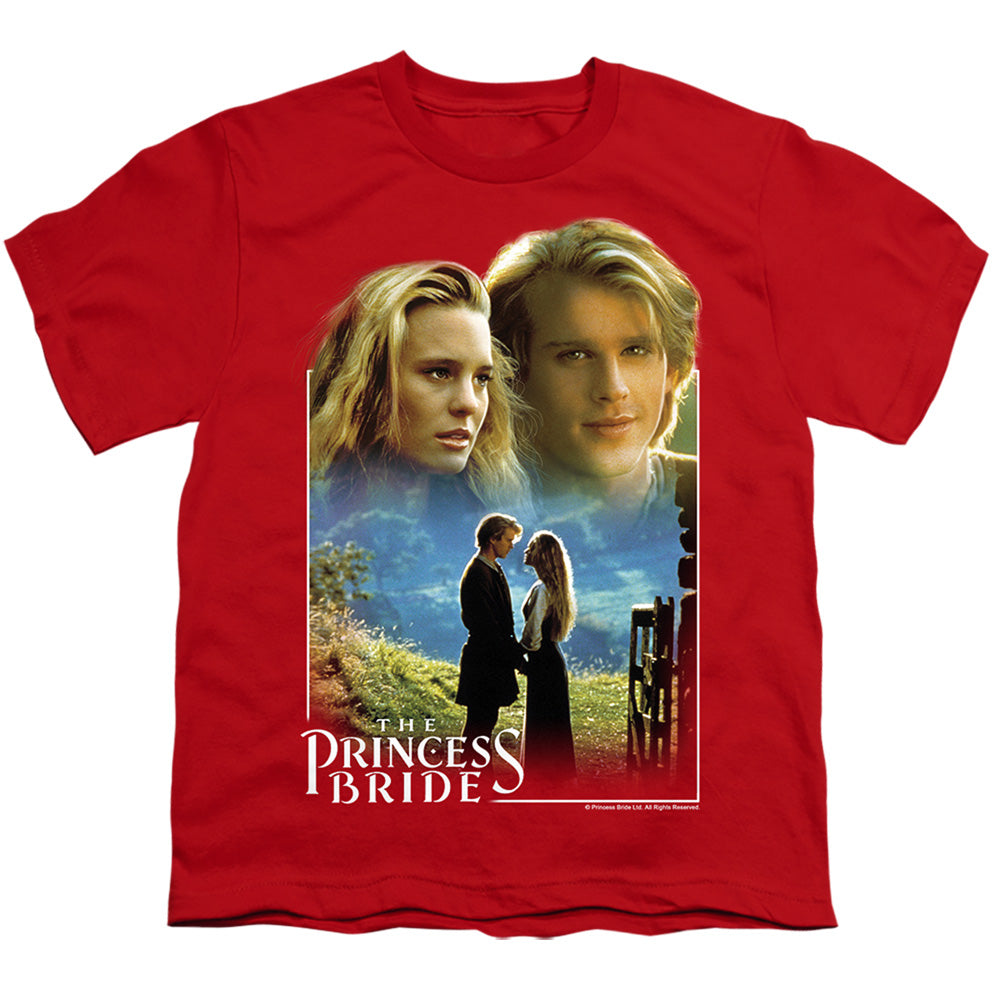 Princess Bride - Buttercup & Westley - Short Sleeve Youth 18/1 - Red T-shirt